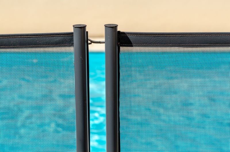 Mesh Pool Safety Fence Close-Up